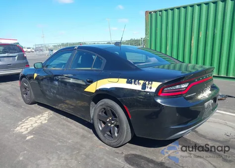 2017 Dodge Charger Police Rwd из США, поврежденный, VIN 2C3CDXAT5HH602990